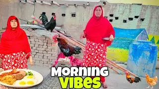 Village Morning Vibes And Making Desi Breakfast | Village Family Vlogs | Village Daily Life | M V