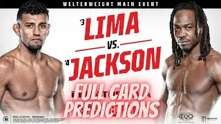 BELLATOR 283 LIMA VS. JACKSON FULL CARD PREDICTIONS!