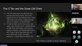 The Stars are Right: Exploring the C&rsquo;Tan as Lovecraftian horror &ndash; Warhammer Conference 2025