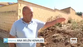 Da&ntilde;os de la lluvia en Saceruela