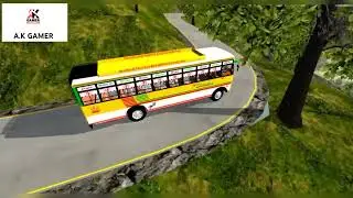 Shankar Bus travel beauty of nature Green mountain road Map mod 😍 please subscriber my channel