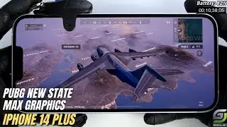 iPhone 14 Plus PUBG New State Max Setting | Max FPS Ultra Graphics
