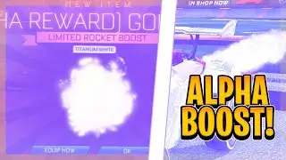 Painted Alpha Boost In Rocket League! (Rocket League Alpha Boost)