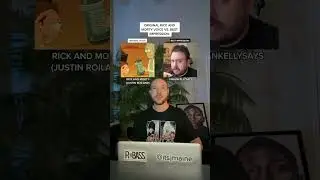 Original Rick and Morty Voice Justin Roiland Vs. Sean Kelly Impression #shorts #rickandmorty #tvshow