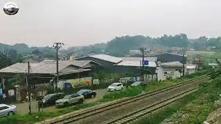 Double track: Kereta Pangrango Masuk JPL 11 Cipaku