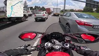 How to maneuver traffic during G20 summit | BMW S1000RR riding modes | fuel consumption 