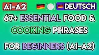 Learn German for Cooking & Food | 65+ A1-A2 Phrases & Exercises for the Kitchen