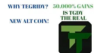 Tegridy - The New Crypto For Dispensaries? New Alt Coin Analysis $ p&bull;&bull;&bull;