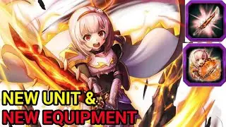 New Unit Fiery Platoon Leader Charlotte And New Equipment | Update Grand Summoners JP