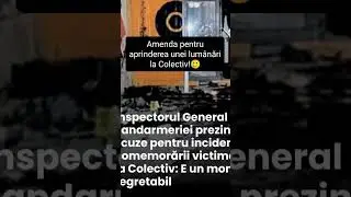 Amenda pentru aprinderea unei lum&acirc;nări la Colectiv!🥲 #miscareadestul #euiesinstrada #Colectiv