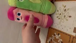 Baby First TV Color Crew Talking Plush Full Set of 12 Crayons Eraser Pencil Toy