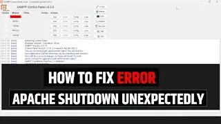 How to fix apache shutdown unexpectedly |  Fix blocked port in xampp apache