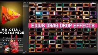 edius video editing drag and drop effect