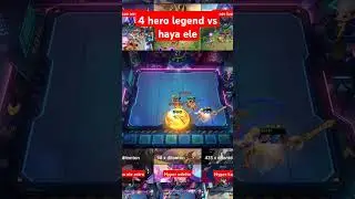 4 HERO LEGEND VS HAYA ELE ASTRO #mobilelegends #magicchesse #shorts #fyp