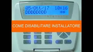 Come abilitare-disabilitare installatore antifurto Bentel Absoluta