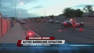 Standoff near Carey Avenue & Mount Hood
