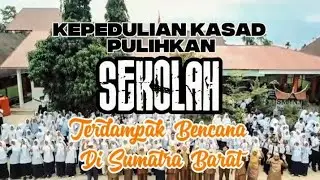 Prajurit Yonif TP 897/SGL Pulihkan SMPN 1 Maninjau Pasca Bencana banjir 