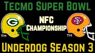 Underdog Season 3 Challenge - Packers vs 49ers Playoffs NFC Championship - Tecmo Super Bowl