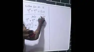 Indicial Equation simplified.  #maths #waec #gcse .