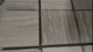 China Grey Wooden Athens Marble Mosaic Tile