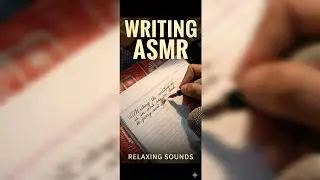 Soft satisfying writing video and sound #sayisfyingsound #writingasmr #oddlysatisfying #calmingvideo