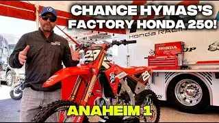 Внутри заводского мотоцикла Honda 250 Ченса Хаймаса! | Анахайм 1 | WhiskeyThrottleMedia