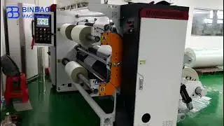 Full Automatic PET PVC BOPP Film Roll Slitter Rewinder Machine With Precise Tension Control System