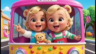 🚌 The Animals on the Candy Bus 🍬🐶🎶 | Fun Animal & Learning Song for Toddlers