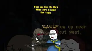 When you have the Black Widow perk in Fallout New Vegas: #fallout #memes #shorts
