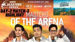 Lan event Day-2 match -3 highlight sanhok map master series tournament starsports