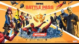 Fortnite Chapter 2 Season 2 - BATTLE PASS SHOWCASE! (NEW MENU, ALL 100 TIERS)