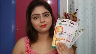 Newly Launched Garnier Ampoule Mask Review And Demo//Best Solution For Dull Skin