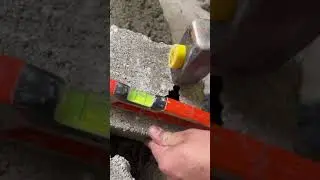 La pose de blocs en arrondi