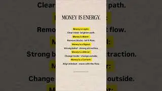 Money Flow Explained: Light, Water, Signal, Mirror & Current Metaphors