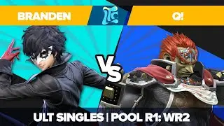 branden vs Q! - Ultimate Singles R1 Pools: WR2 - Low Tide City | Joker vs Ganondorf
