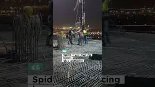 SPIDER TYPE PLACING BOOM SLAB POURED IN #concretepump #usa