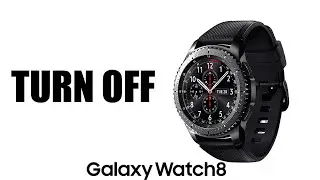 How To Turn OFF Samsung Galaxy Watch 8 / 8 Classic (2 Ways)