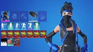 INDIGO KUNO Skin Showcase in Fortnite Chapter 2 Season 4