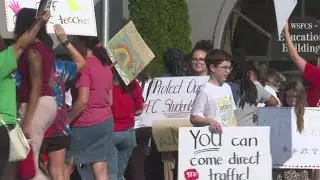 Forsyth Alliance of Educators holds rally ahead of WS/FCS Board meeting