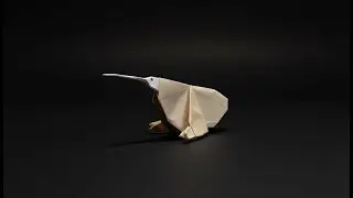 종이 한 장으로 접은 키위새 종이접기 | Kiwi Bird Origami from One Sheet