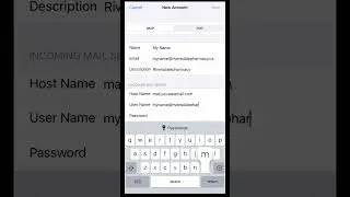 Email setup with iOS Mail