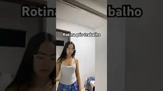 Rotina p&oacute;s trabalho CLT 🏡❤️ #rotinadacasa #tiktok #morandosozinha #youtube #shorts #mabs #girl