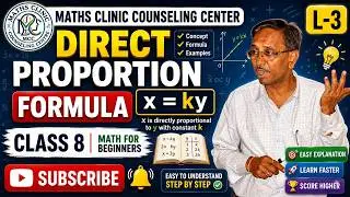 Direct Variations of numbers l Highschool class 8 basic maths