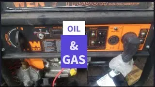 WEN generator oil and gas info.#wengenerator