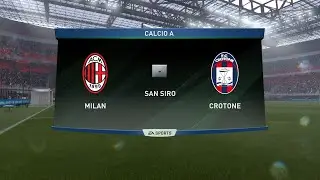 Fifa 17 | AC Milan vs Crotone - Niang - Luiz Adriano - Suso - Bonaventura - Serie A 2016/2017