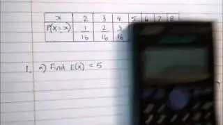 Expected Values and Variance