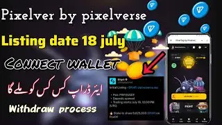 Pixeltap connect wallet || Pixel tap by pixverse listing date || Pixelverse(pixfi) wallet connect ||