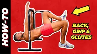 HOW TO- Bridge Hang 1-Arm & 1-Leg: Grow Glutes, Stretch Hip Flexors & Build Back