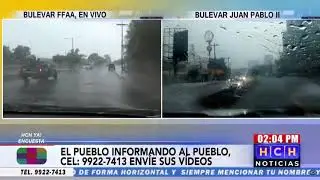 &iexcl;Inundaciones! a causa de fuerte tormenta sobre la capital hondure&ntilde;a