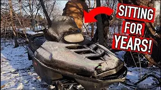 Will It Run? BUYING A $300 SNOWMOBILE!